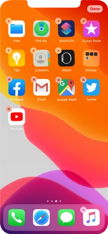 Press the delete icon next to the required app. Press the delete icon next to the required app.