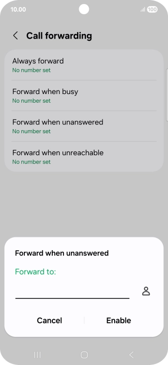Key in +61414121121 and press Enable. Key in +61414121121 and press Enable.