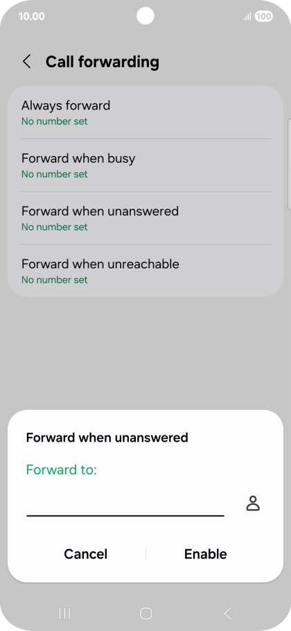 Key in +61414121121 and press Enable. Key in +61414121121 and press Enable.