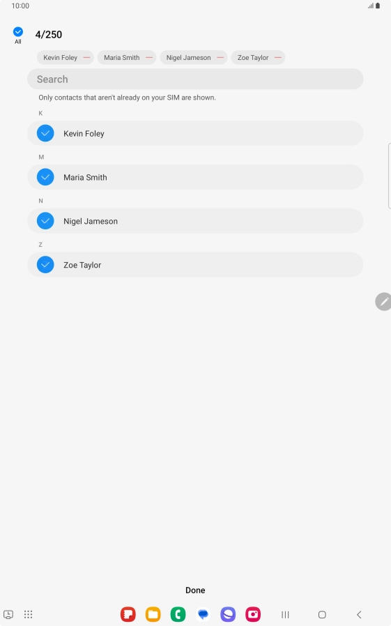 Press Done. Press Done.