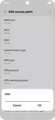 Key in 03 and press OK. Key in 03 and press OK.