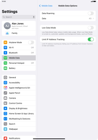 Press the indicator next to Press the indicator next to