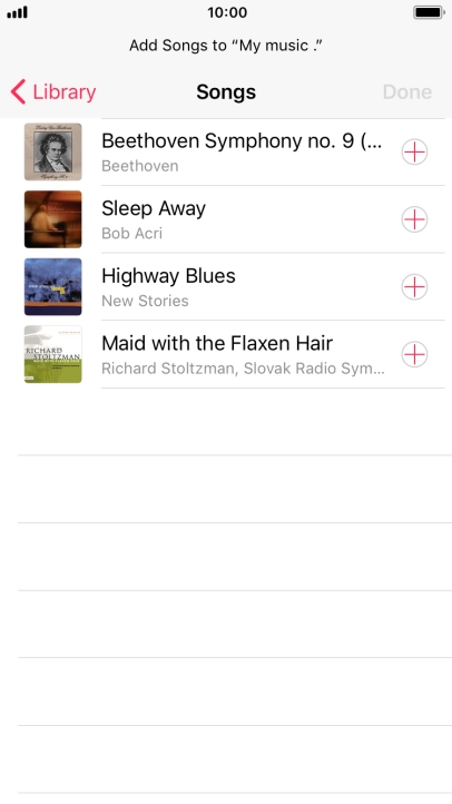Go to the required category and press the required audio file. Go to the required category and press the required audio file.