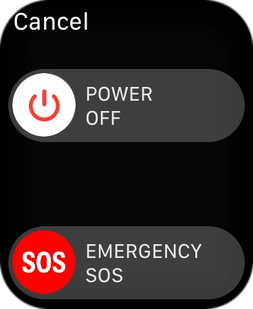 Press and drag the power off icon right. Press and drag the power off icon right.