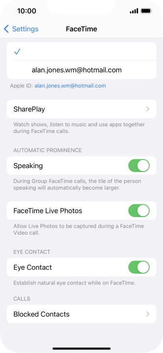 Press SharePlay. Press SharePlay.