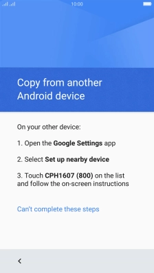 Follow the instructions on the screen to transfer the content from the other phone and finish the activation of your phone. Follow the instructions on the screen to transfer the content from the other phone and finish the activation of your phone.