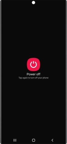 Press Power off. Press Power off.