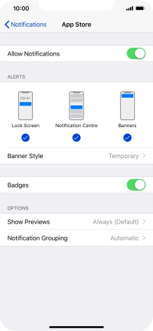 Press the indicator next to Press the indicator next to
