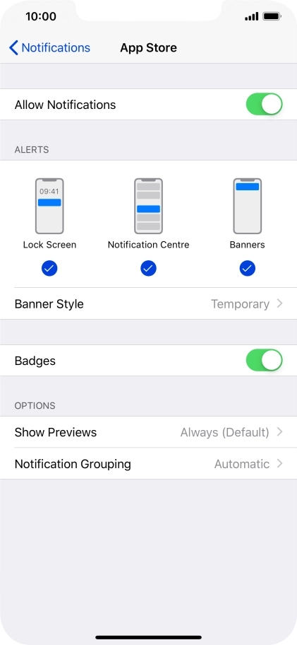 Press the indicator next to Press the indicator next to