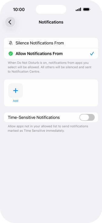 Press the indicator next to Press the indicator next to