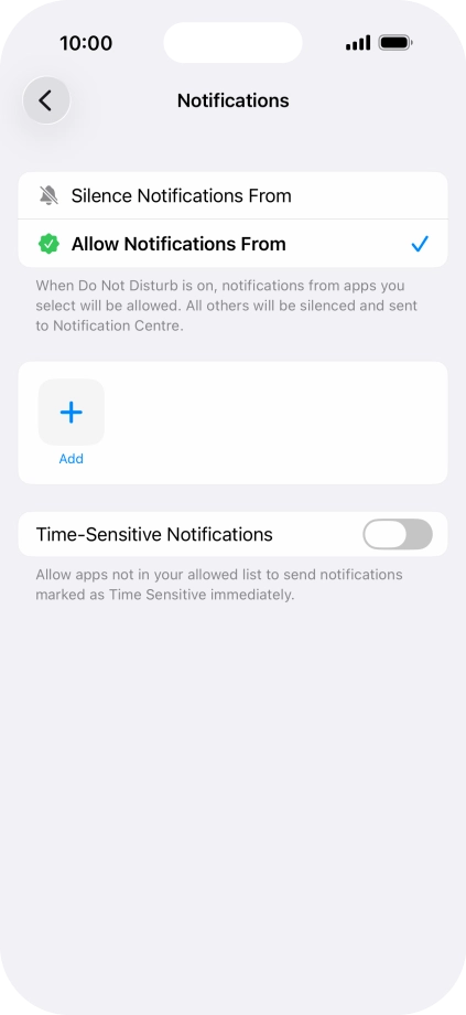 Press the indicator next to Press the indicator next to