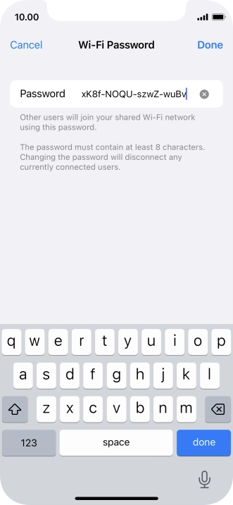 Press Done. Press Done.