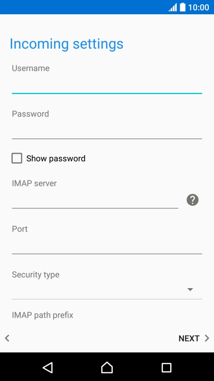 Press the field below Press the field below