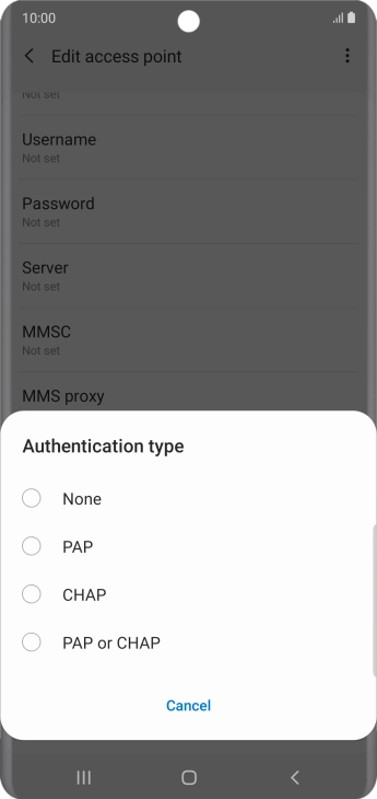 Press PAP. Press PAP.