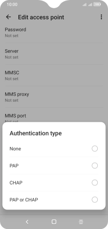 Press PAP. Press PAP.