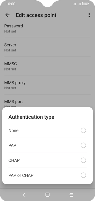 Press PAP. Press PAP.