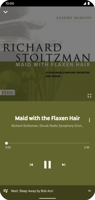 Press arrow right to go to the next audio file. Press arrow right to go to the next audio file.