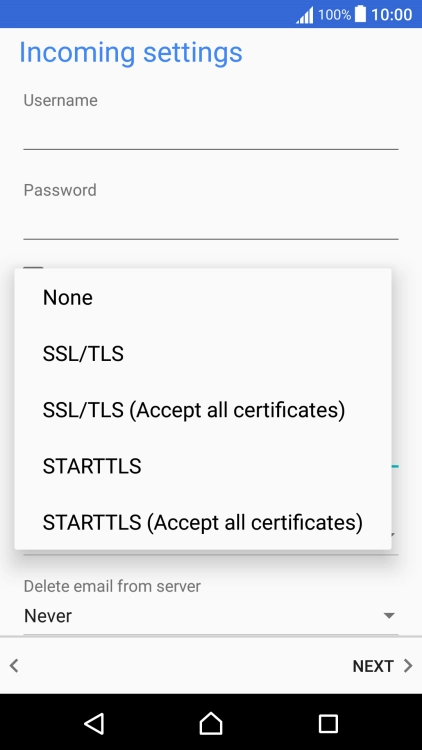 Press None to turn off the function. Press None to turn off the function.