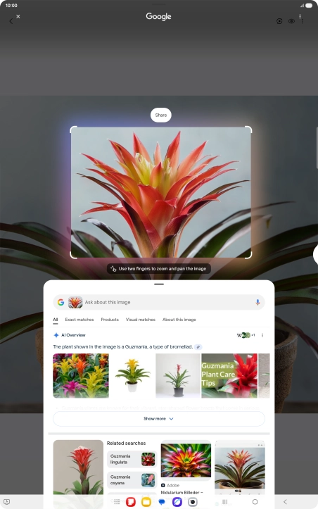 Follow the instructions on the screen to use the search results. Follow the instructions on the screen to use the search results.