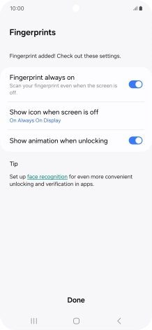 Press Done. Press Done.