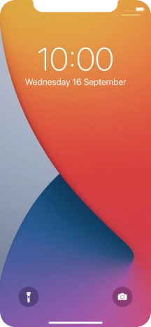 Slide your finger upwards starting from the bottom of the screen. Slide your finger upwards starting from the bottom of the screen.