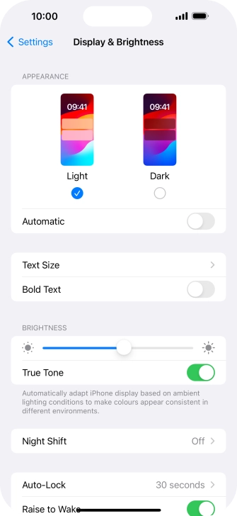 Press Dark. Press Dark.