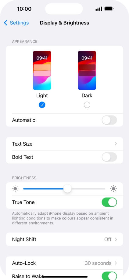 Press Dark. Press Dark.