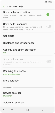 Press More settings. Press More settings.