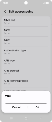 Key in 03 and press OK. Key in 03 and press OK.