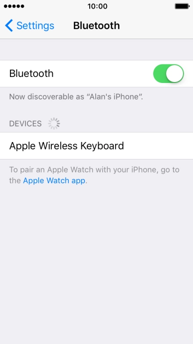 Press the required Bluetooth device and follow the instructions on the screen to pair the device with your phone. Press the required Bluetooth device and follow the instructions on the screen to pair the device with your phone.