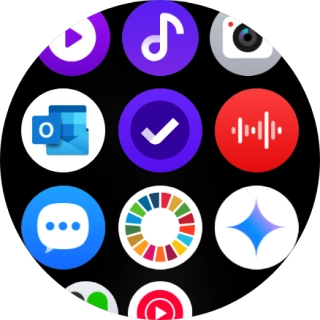 Press the email message icon. Press the email message icon.