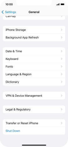 Press Transfer or Reset iPhone. Press Transfer or Reset iPhone.