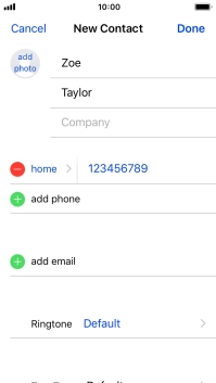 Press Done. Press Done.