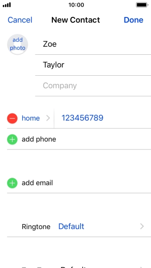 Press Done. Press Done.