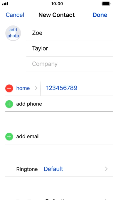 Press Done. Press Done.