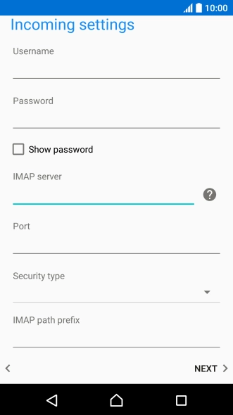 Press the field below Press the field below