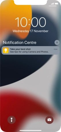 Press the required notification and follow the instructions on the screen to use the selected function. Press the required notification and follow the instructions on the screen to use the selected function.
