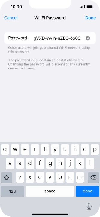 Press Done. Press Done.