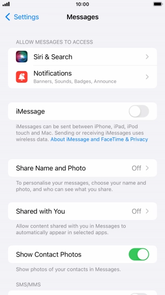 Press the indicator next to Press the indicator next to