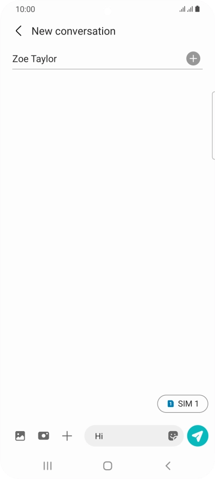 Press the picture icon. Press the picture icon.