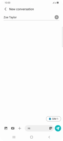 Press the picture icon. Press the picture icon.