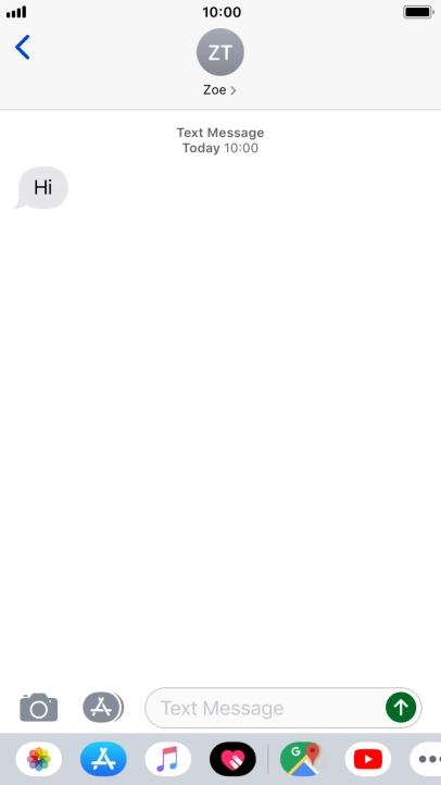 Press the Home key to return to the home screen. Press the Home key to return to the home screen.