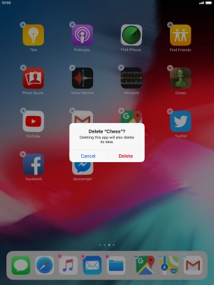 Press Delete. Press Delete.