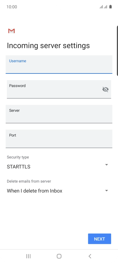 Press the field below Press the field below