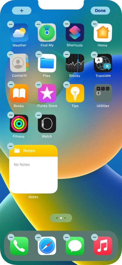 Press Done. Press Done.