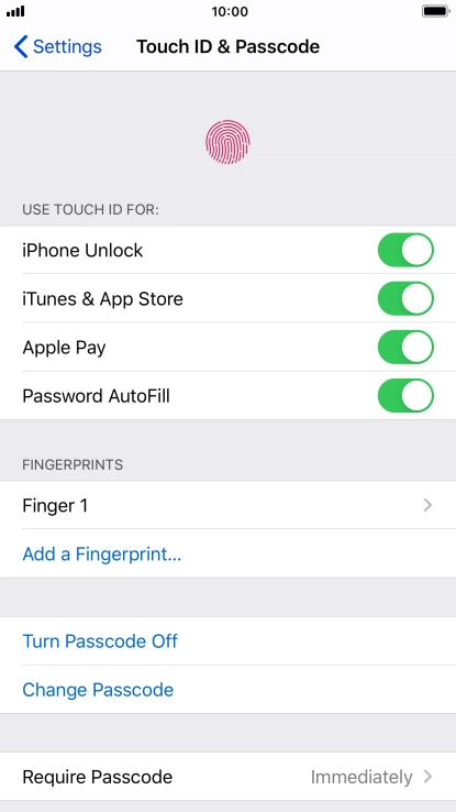 Press the indicator next to Press the indicator next to