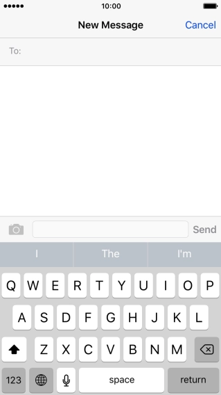 Press To and key in the first letters of the recipient's name. Press To and key in the first letters of the recipient's name.