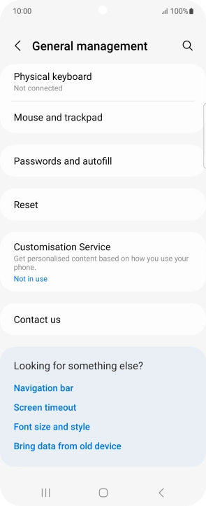 Press Reset. Press Reset.