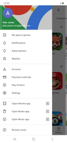Press Settings. Press Settings.