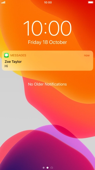 Press the required notification and follow the instructions on the screen to use the selected function. Press the required notification and follow the instructions on the screen to use the selected function.